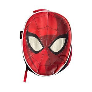 Marvel Spider-Man Face Lunch Bag - Red and Black
